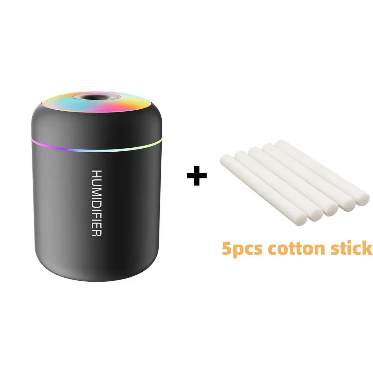 Lunavia™ Mini Aroma Diffuser – 180ML USB Humidifier with LED Light for Home, Car & Bedroom