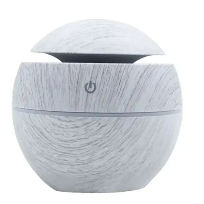 Lunavia 200ml Wood Grain Aroma Diffuser – Ultrasonic Cool Mist Humidifier 200ml