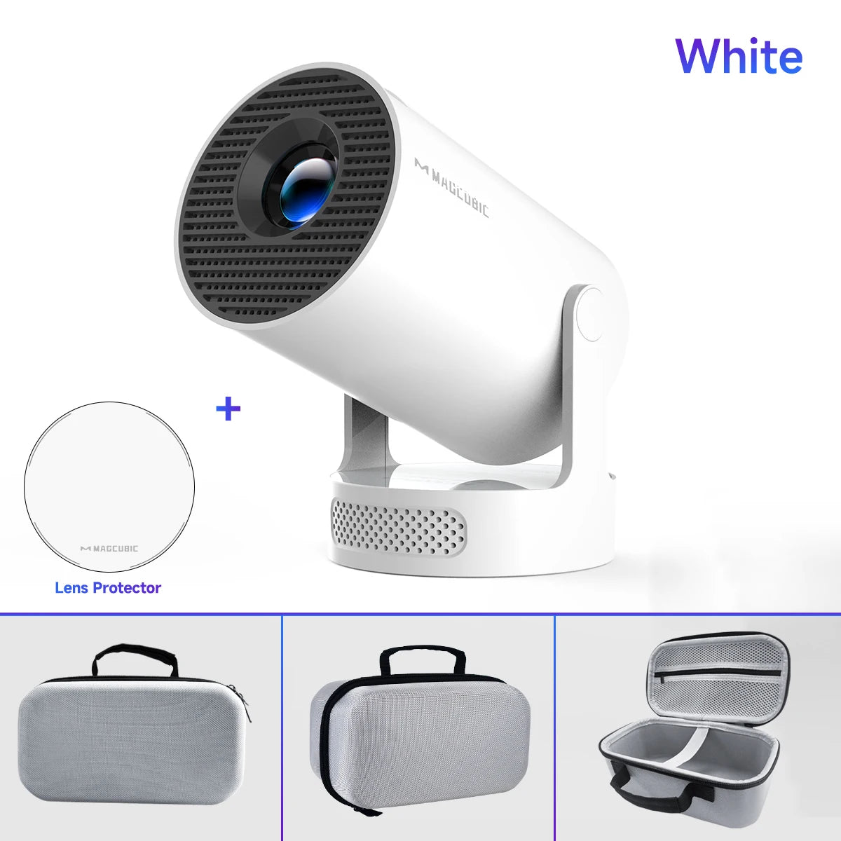 MAGCUBIC HY300 PRO+ – 4K Android 11 Projector for Home & Outdoor Cinema by LUNAVIA