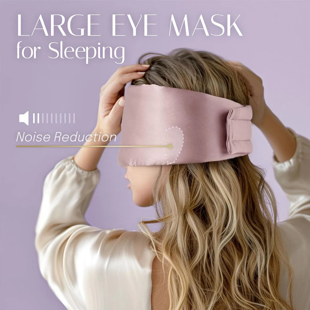 Lunavia 100% Mulberry Silk Sleep Mask – Soft, Light-Blocking Eyepatch