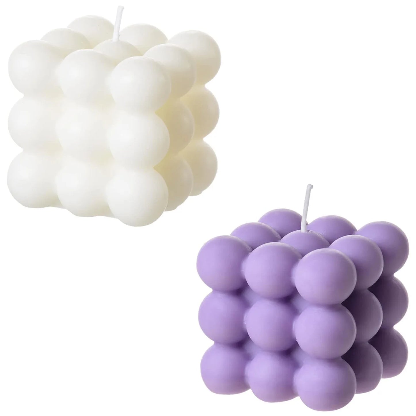 Mini Scented Candle – Rose or Lavender Aroma, Smokeless Glow by Lunavia