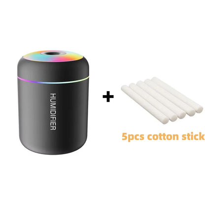 Lunavia™ Mini Aroma Diffuser – 180ML USB Humidifier with LED Light for Home, Car & Bedroom