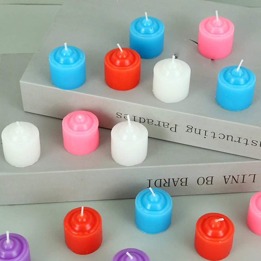 Romantic Scented Candle Set – 12pcs Colored Aromatherapy Votives