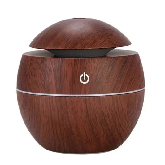 Lunavia 200ml Wood Grain Aroma Diffuser – Ultrasonic Cool Mist Humidifier 200ml