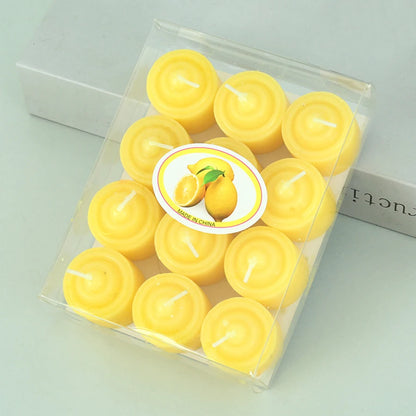 Romantic Scented Candle Set – 12pcs Colored Aromatherapy Votives