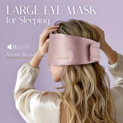 Lunavia 100% Mulberry Silk Sleep Mask – Soft, Light-Blocking Eyepatch