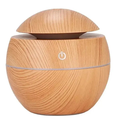Lunavia 200ml Wood Grain Aroma Diffuser – Ultrasonic Cool Mist Humidifier 200ml