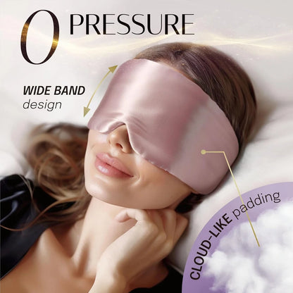 Lunavia 100% Mulberry Silk Sleep Mask – Soft, Light-Blocking Eyepatch
