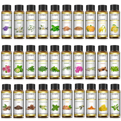 Lunavia | EUQEE 10ml Pure Essential Oil – Natural Aromatherapy for Diffuser, DIY & Relaxation