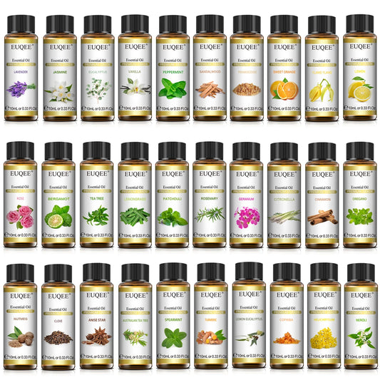 Lunavia | EUQEE 10ml Pure Essential Oil – Natural Aromatherapy for Diffuser, DIY & Relaxation